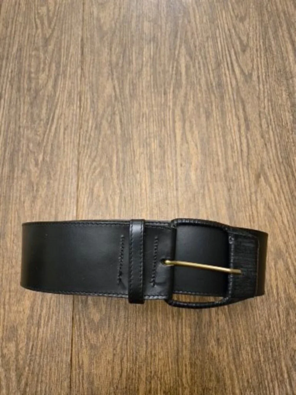 BANANA REPUBLIC Women's Genuine Italian Leather Black Belt - Size XS